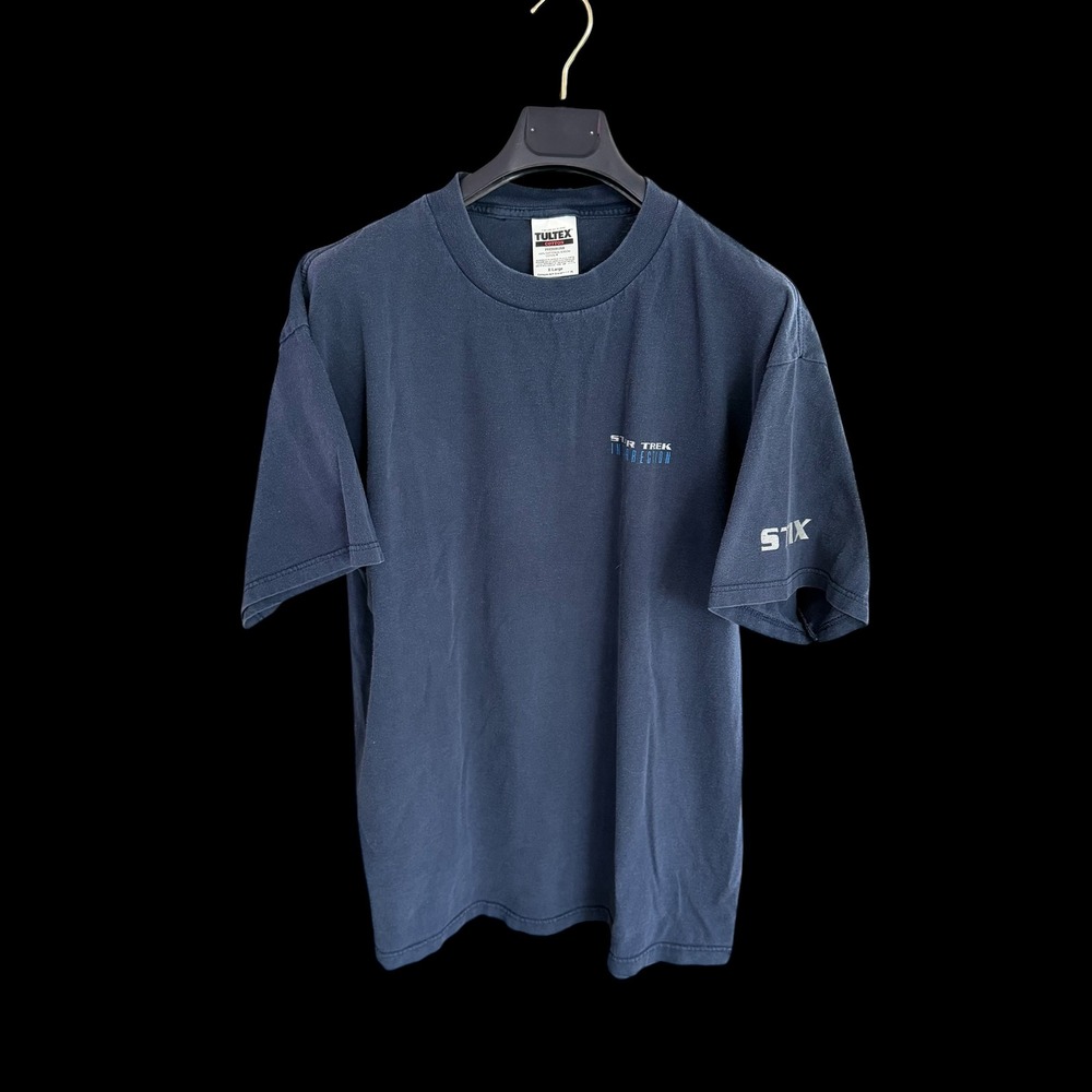Vintage Star Trek Insurrection Movie Promo T-Shirt Navy Tultex XL 1998 STIX